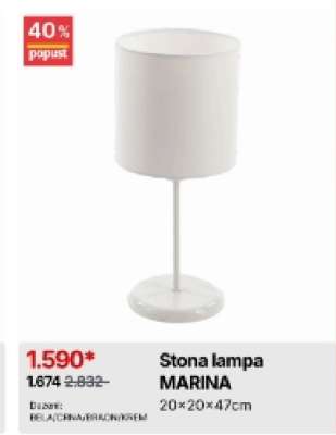 Stona lampa MARINA