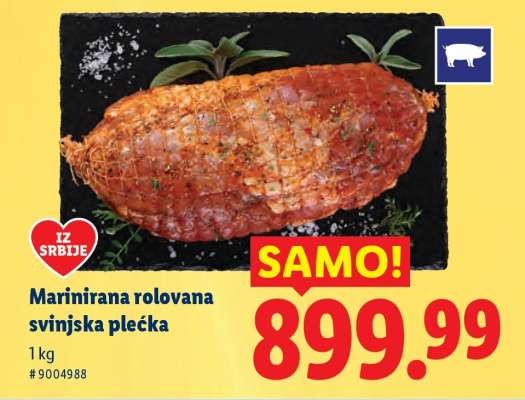 Marinirana rolovana svinjska plećka