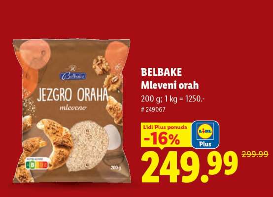 Belbake Mleveni orah