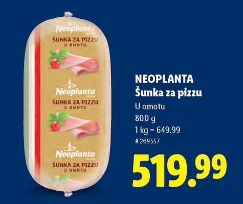 Neoplanta Šunka za pizzu