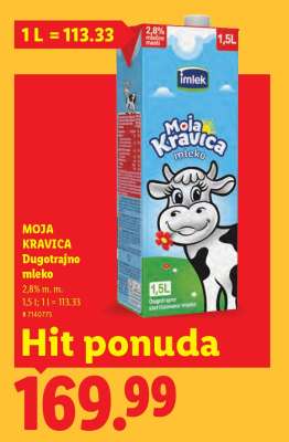 MOJA KRAVICA DUGOTRAJNO MLEKO
