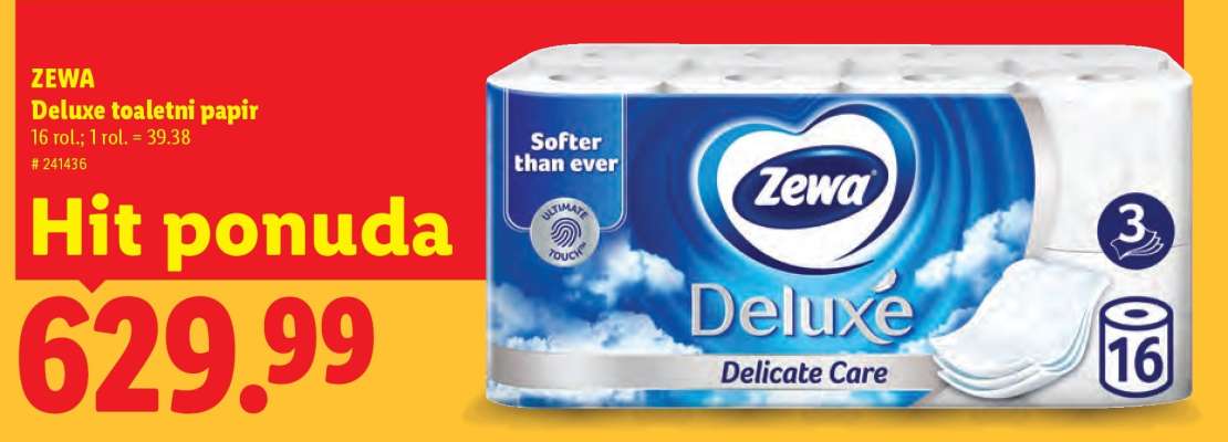 Zewa Deluxe Toaletni papir