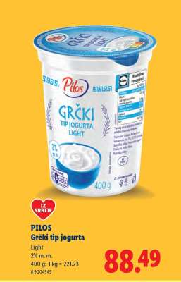 Pilos Grčki tip jogurta