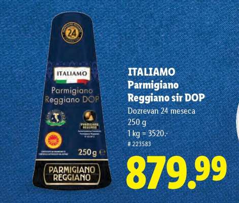 Italiamo Parmigiano Reggiano sir DOP