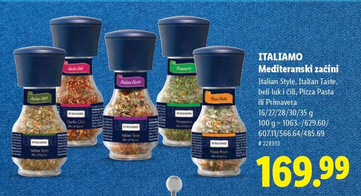 Italiamo Mediteranski začini