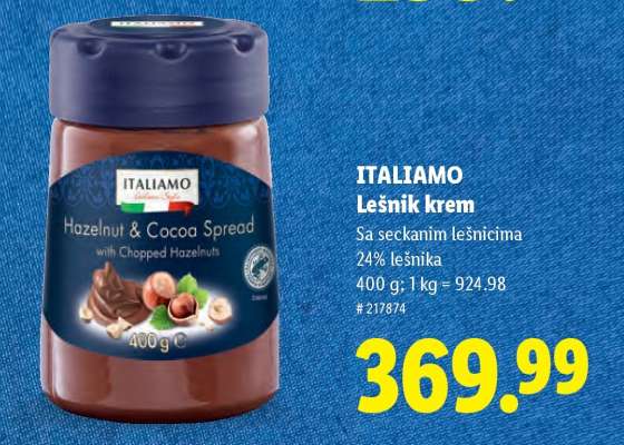 Italiamo Lešnik krem