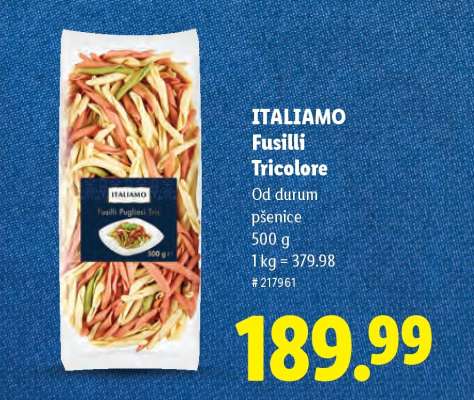 Italiamo Fusilli Tricolore
