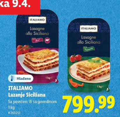 ITALIAMO Lazanje Siciliana