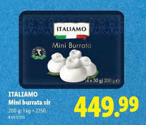 ITALIAMO Mini burrata sýr