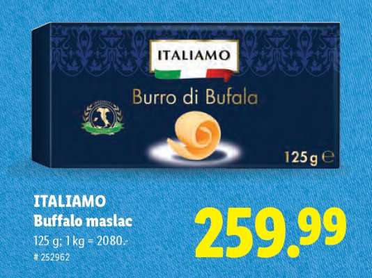 Italiamo Buffalo maslac
