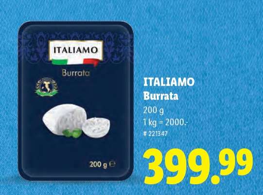 Italiamo Burrata