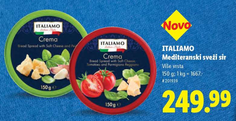 ITALIAMO Mediteranski sveži sir