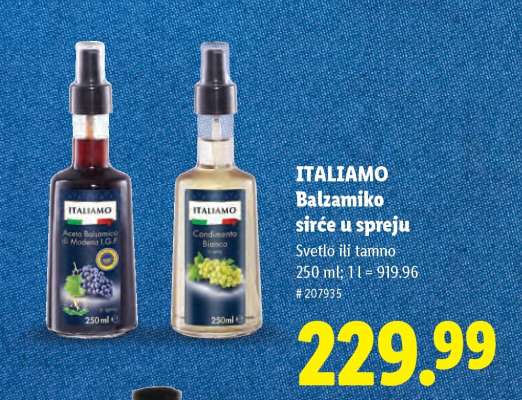 Italiamo Balzamiko sirće u spreju