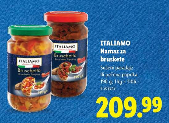 Italiamo Namaz za bruskete