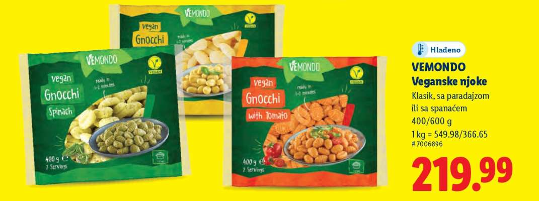 Vemondo Veganske njoke