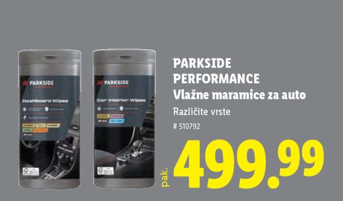 PARKSIDE PERFORMANCE Vlažne maramice za auto