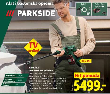 Akumulatorski perač pod pritiskom