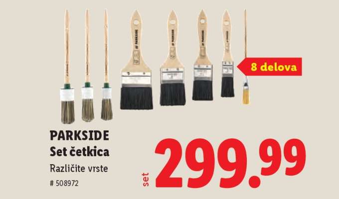 PARKSIDE Set četkica
