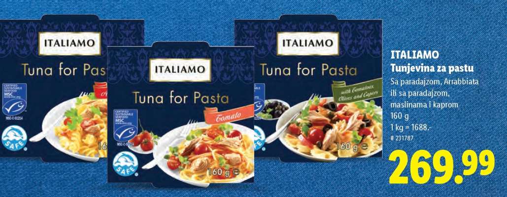 ITALIAMO Tuna for Pasta