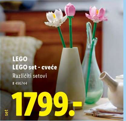 LEGO set - cveće