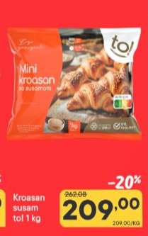 Kroasan susam tol 1 kg