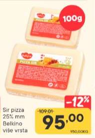 Sir pizza 25% mm Belkino više vrsta
