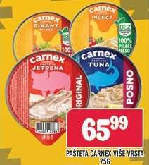 Pašteta Carnex više vrsta