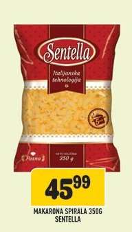 Makarona Spirala 350g Sentella