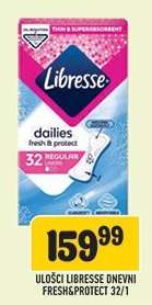 ULOŠCI LIBRESSE DNEVNI FRESH&PROTECT 32/1