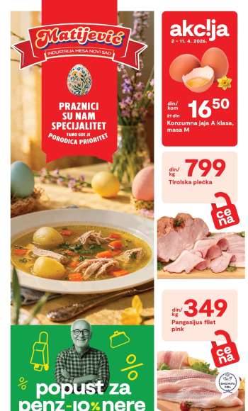 Matijević katalog - 01.04.2026 - 30.04.2026.
