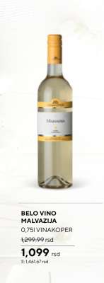 BELO VINO MALVAZIJA