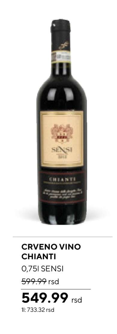 CRVENO VINO CHIANTI