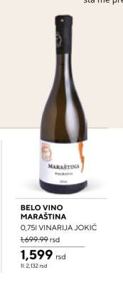 BELO VINO MARAŠTINA