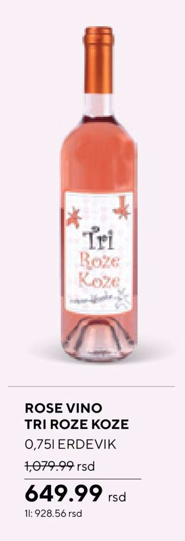 ROSE VINO TRI ROZE KOZE