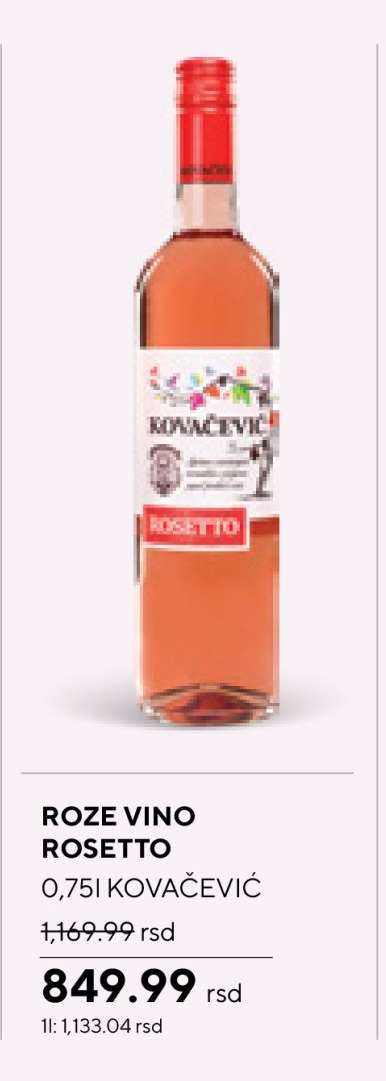 ROZE VINO ROSETTO