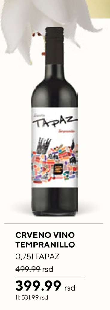 CRVENO VINO TEMPRANILLO