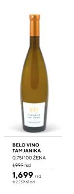 BELO VINO TAMJANIKA