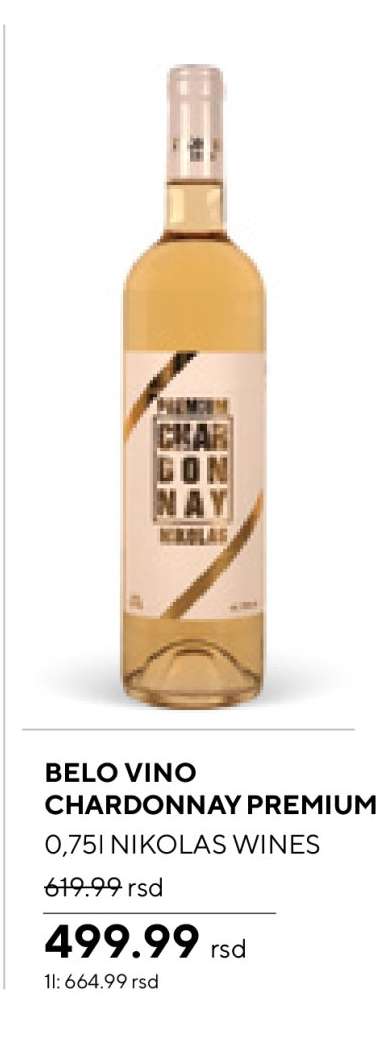 BELO VINO CHARDONNAY PREMIUM