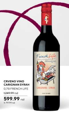 CRVENO VINO CARIGNAN SYRAH