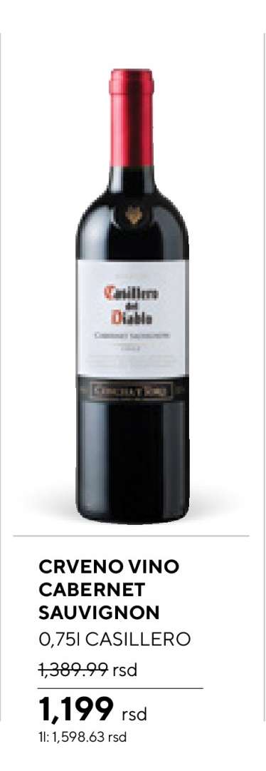 CRVENO VINO CABERNET SAUVIGNON