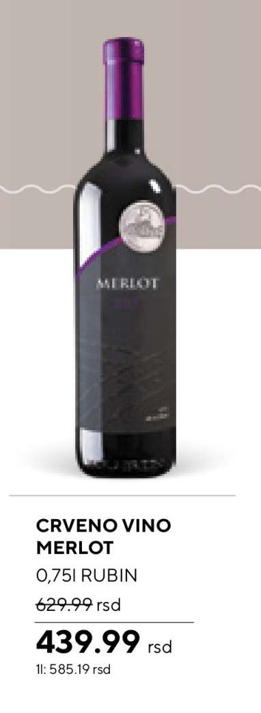 CRVENO VINO MERLOT