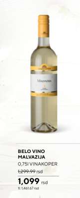 BELO VINO MALVAZIJA