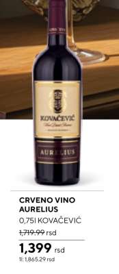 CRVENO VINO AURELIUS