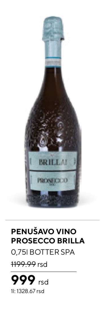 PENUŠAVO VINO PROSECCO BRILLA