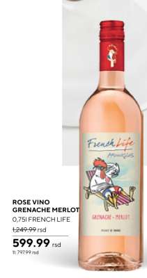 ROSE VINO GRENACHE MERLOT