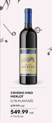 CRVENO VINO MERLOT