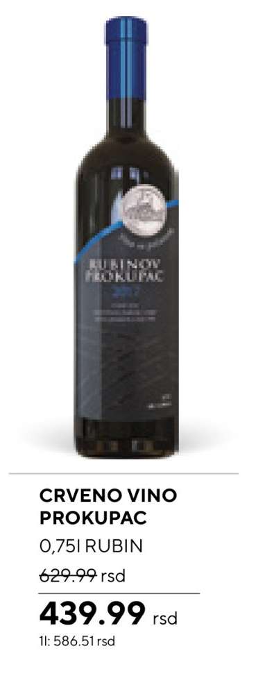 CRVENO VINO PROKUPAC