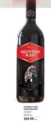 CRVENO VINO MEDVEĐA KRV