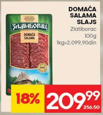 DOMAĆA SALAMA SLAJS