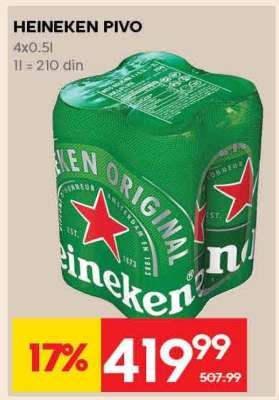 HEINEKEN PIVO